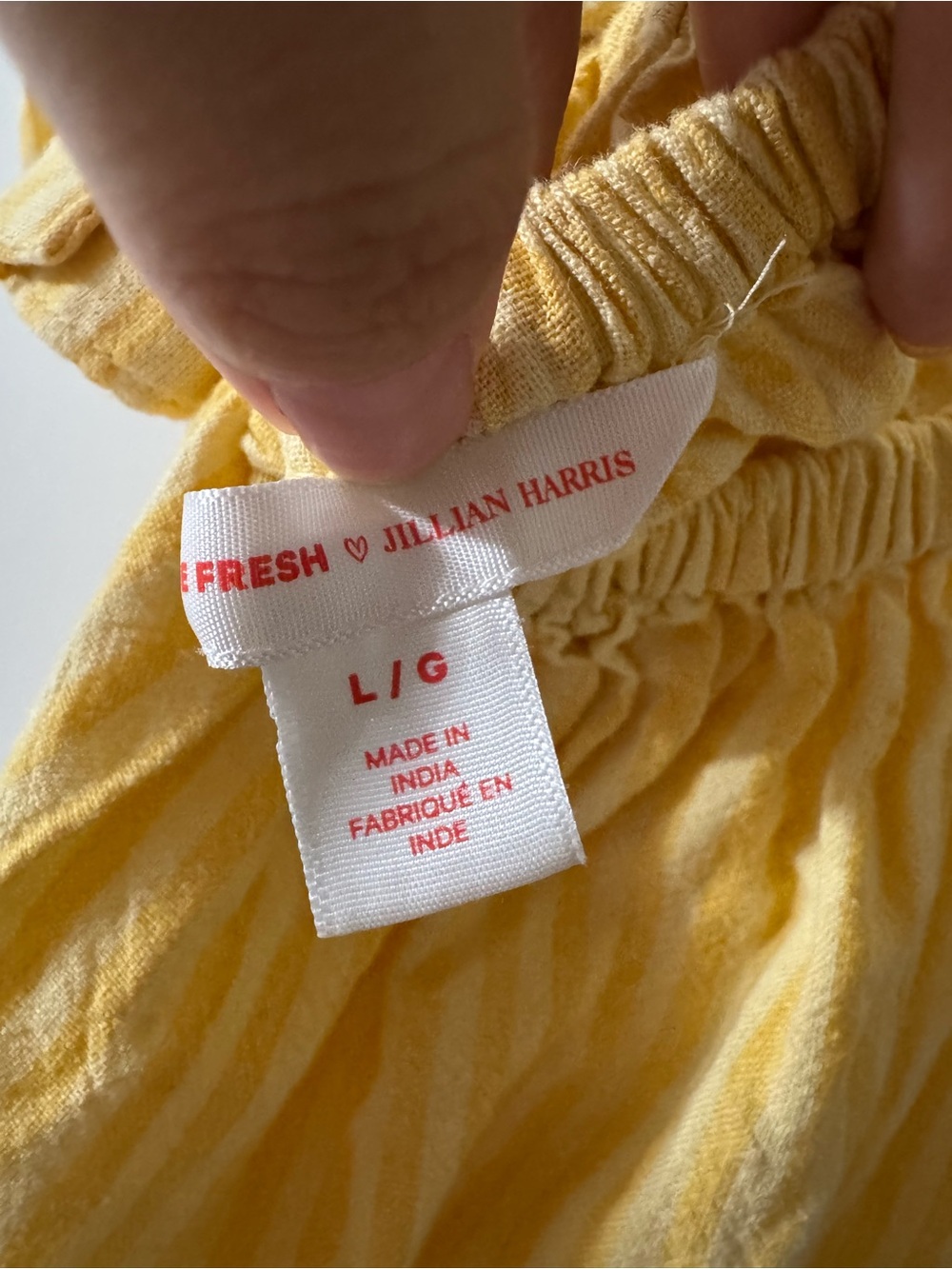 Jillian Harris X Joe Fresh Yellow Pinstripe Midi Dress - Picture 4 of 6